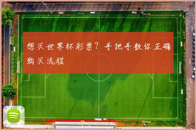 想买世界杯彩票？手把手教你正确购买流程